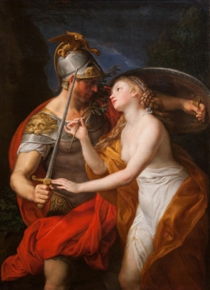 Le deuxième pas vers l&#039;amour est apprendre à transformer tes poisons en miel… beaucoup de gens aiment, mais leur amour est profondement contaminé par des poisons: par la haine, par la jalousie, par la rage, par la possessivité. Dans la peinture ci-dessus : Mars dieu de la guerre et Pax, la déesse de la paix - deux états d&#039;âme opposés.  Dans la peinture ci-dessous : La colère d&#039;Achille, sur le point de dégainer l&#039;épée pour blesser à mort Agamemnon, arrêté par l&#039;intervention providentielle de la déesse Athéna. La première œuvre littéraire que le monde connait commence ainsi : &quot;Chante la colère, déesse, du fils de Pélée, Achille, colère funeste et qui causa mille douleurs aux Achéens !&quot; Omero présente son oeuvre en décrivant la colère funeste d&#039;Achille, lorsque Agamemnon, chef de l&#039;expédition grecque à Troie, convaincu d&#039;avoir la victoire en main, soustrait à Achille son aimée, le princesse de Troie Briséide. Achille, le plus grand guerrier de l&#039;époque, pris par la colère n&#039;agit pas contre Agamemnon, il décide de se retirer de la bataille, et attend. La bataille sans Achille se révèle désastreuse. Agamemnon est forcé à rendre la femme à Achille. La rage d&#039;Achille se transforme en quelque chose d&#039;autre, il continue à ne pas participer à la bataille et est sur le point de rentrer à la maison.